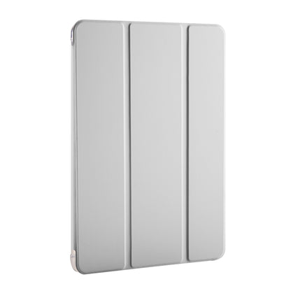 For Huawei MatePad Pro 11 2024 3-fold Clear TPU Leather Tablet Case with Pen Slot(Grey) - Huawei by buy2fix | Online Shopping UK | buy2fix