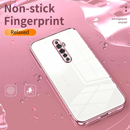 For OPPO Reno2 Z / Reno2 F Transparent Plating Fine Hole Phone Case(Gold) - OPPO Cases by buy2fix | Online Shopping UK | buy2fix