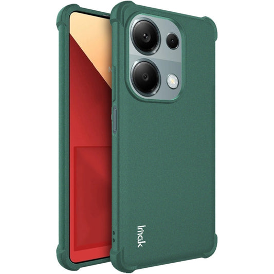 For Xiaomi Poco M6 Pro/Redmi Note13 Pro 4G Global imak Shockproof Airbag TPU Phone Case(Matte Green) - Note 13 Pro Cases by imak | Online Shopping UK | buy2fix