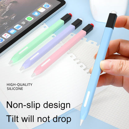 For Apple Pencil 2 Retro Pencil Style Stylus Pen Protective Case(Grey) - Pencil Accessories by buy2fix | Online Shopping UK | buy2fix