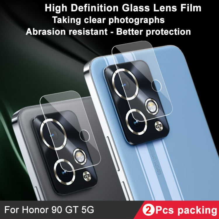 For Honor 90 GT 2 PCS/Set IMAK HD Glass Rear Camera Lens Film - Other by imak | Online Shopping UK | buy2fix