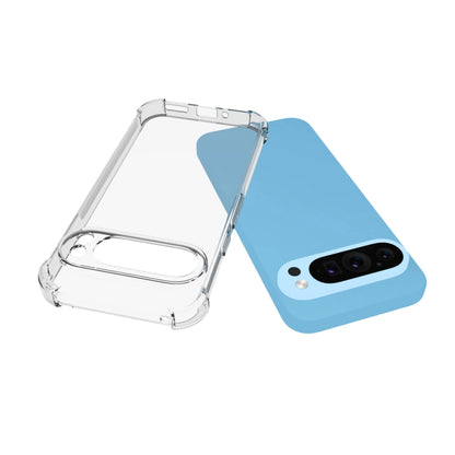 For Google Pixel 9 Pro / 9 Shockproof Non-slip Thickening TPU Phone Case(Transparent) - Google Cases by buy2fix | Online Shopping UK | buy2fix