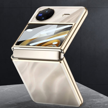 For vivo X Flip GKK Integrated Electroplating Full Coverage Phone Case(Gold) - vivo Cases by GKK | Online Shopping UK | buy2fix