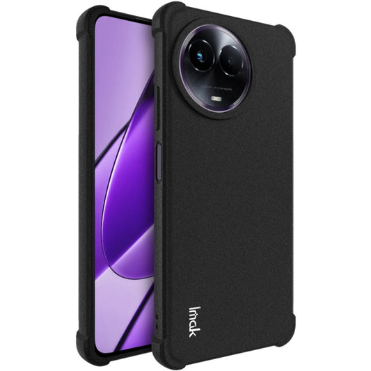 For Realme 11 5G Global/11x 5G Global/C67 5G Global imak Shockproof Airbag TPU Phone Case(Matte Black) - Realme Cases by imak | Online Shopping UK | buy2fix