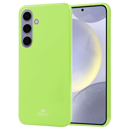 For Samsung Galaxy S24 5G GOOSPERY PEARL JELLY Shockproof TPU Phone Case(Fluorescent Green) - Galaxy S24 5G Cases by GOOSPERY | Online Shopping UK | buy2fix