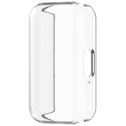 For Samsung Galaxy Fit 3 Full Coverage TPU Electroplated Watch Protective Case(Transparent White) - Watch Cases by buy2fix | Online Shopping UK | buy2fix