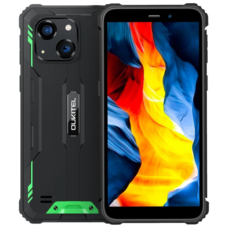 Oukitel WP32, 4GB+128GB, IP68/IP69K, 5.93 inch Android 13 Unisoc Tiger T606 Octa-core, NFC, OTG, Network: 4G(Green) - Other by OUKITEL | Online Shopping UK | buy2fix