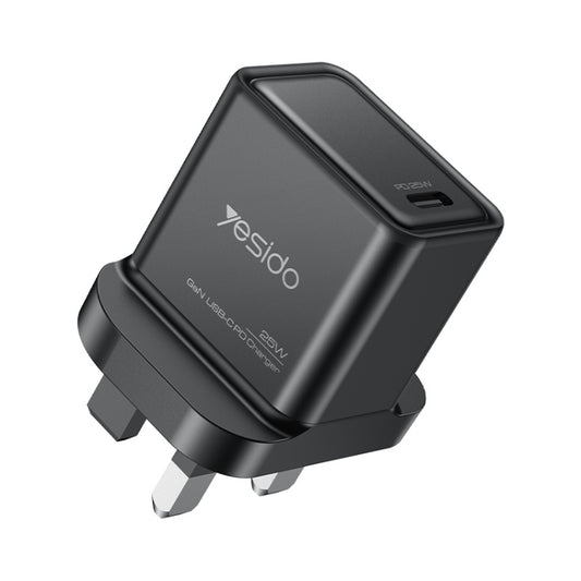 Yesido YC81 PD 25W USB-C/Type-C Interface GaN Fast Charging Charger(UK Plug) - USB Charger by Yesido | Online Shopping UK | buy2fix