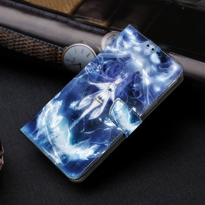 For Google Pixel 9 Pro Crystal Painted Leather Phone case(Magic Fairy) - Google Cases by buy2fix | Online Shopping UK | buy2fix