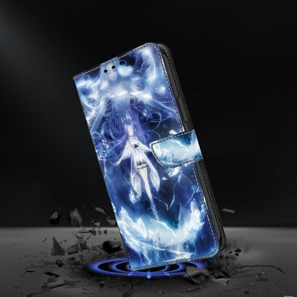 For Google Pixel 9 Pro Crystal Painted Leather Phone case(Magic Fairy) - Google Cases by buy2fix | Online Shopping UK | buy2fix