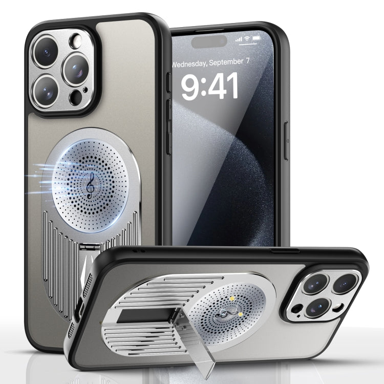 For iPhone 16 Pro Heat Dissipation Aromatherapy Holder Phone Case(Silver) - iPhone 16 Pro Cases by buy2fix | Online Shopping UK | buy2fix