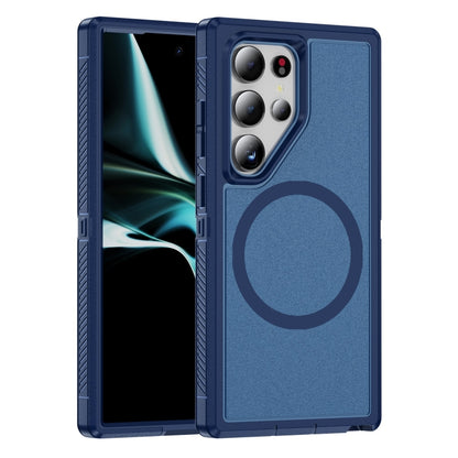 For Samsung Galaxy S24 Ultra 5G Guard Magsafe Magnetic Frosted Phone Case(Royal Blue) - Galaxy S24 Ultra 5G Cases by buy2fix | Online Shopping UK | buy2fix