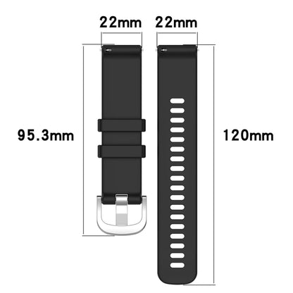 For Xiaomi Watch 2 Liquid Glossy Silver Buckle Silicone Watch Band(Starlight Color) - Watch Bands by buy2fix | Online Shopping UK | buy2fix