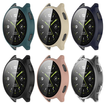 For Xiaomi Watch 2 PC + Tempered Film Integrated Watch Protective Case(Black) - Watch Cases by buy2fix | Online Shopping UK | buy2fix