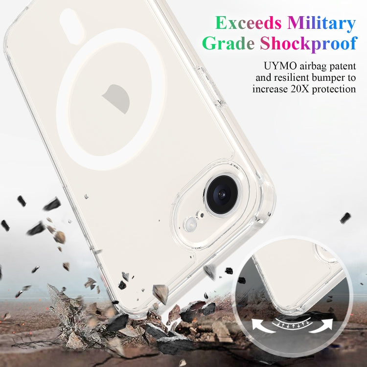 For iPhone SE 2024 Magsafe Scratchproof Acrylic TPU Phone Case(Transparent) - More iPhone Cases by buy2fix | Online Shopping UK | buy2fix