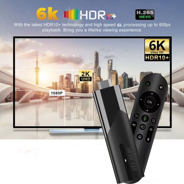 M98-Y10 Allwinner H618 Quad-Core ARM Cortex A53 6K HD Android TV Stick, RAM:2GB+16GB(US Plug) - Android TV Sticks by buy2fix | Online Shopping UK | buy2fix