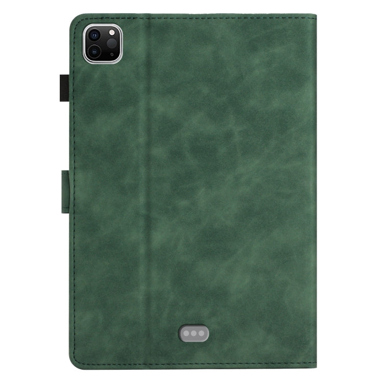 For iPad Pro 11 2024 Coconut Tree Embossed Smart Leather Tablet Case(Green) - iPad Pro 11 2024 Cases by buy2fix | Online Shopping UK | buy2fix