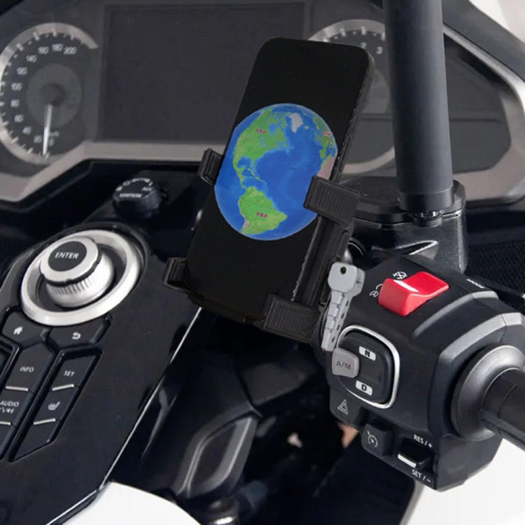 For Honda Gold Wing GL1800 F6B 2018-2024 Motorcycle Phone Navigation Holder(Black) - Holder by buy2fix | Online Shopping UK | buy2fix