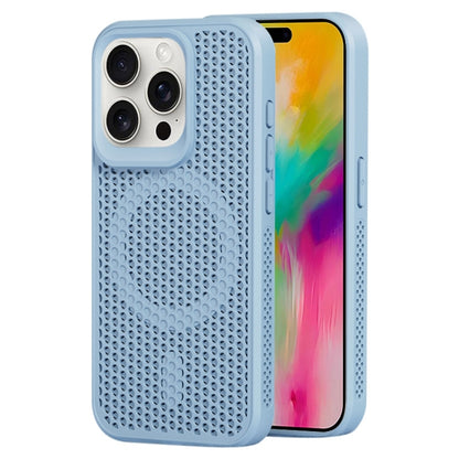 For iPhone 16 Pro MagSafe Magnetic Heat Dissipation Phone Case(Sky Blue) - iPhone 16 Pro Cases by buy2fix | Online Shopping UK | buy2fix