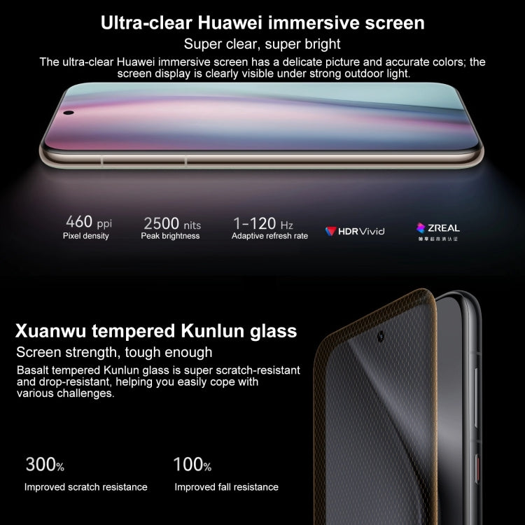 HUAWEI Pura 70 Ultra, 16GB+1TB, Screen Fingerprint Identification, 6.8 inch HarmonyOS 4.2 Kirin 9010 Octa Core up to 2.3GHz, NFC, OTG, Not Support Google Play(White) - Huawei Mate & P by Huawei | Online Shopping UK | buy2fix