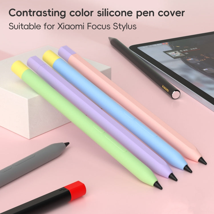 For Xiaomi Focus Pen III Stylus Pen Contrast Color Silicone Protective Case(Lavender) - Pencil Accessories by buy2fix | Online Shopping UK | buy2fix