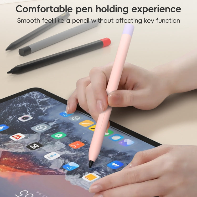 For Xiaomi Focus Pen III Stylus Pen Contrast Color Silicone Protective Case(Sky Blue) - Pencil Accessories by buy2fix | Online Shopping UK | buy2fix