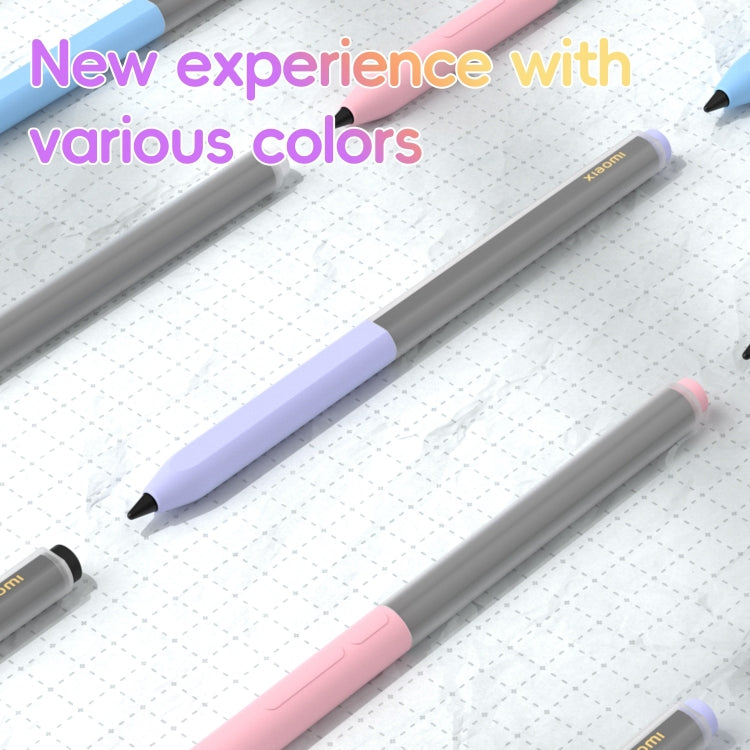 For Xiaomi Focus Pen III Stylus Pen Jelly Style Translucent Silicone Protective Case(White) - Pencil Accessories by buy2fix | Online Shopping UK | buy2fix