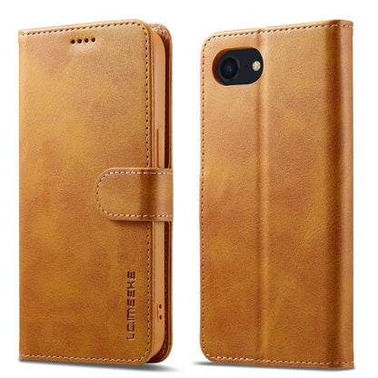 LC.IMEEKE Calf Texture Horizontal Flip Leather Case For iPhone SE 2024(Yellow) - More iPhone Cases by LC.IMEEKE | Online Shopping UK | buy2fix