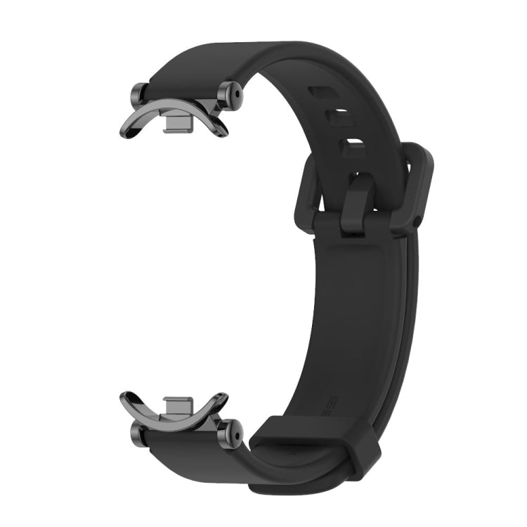 For Xiaomi Mi Band 8 / 9 / 9 NFC Mijobs GT4 Silicone Breathable Watch Band(Black) - Watch Bands by MIJOBS | Online Shopping UK | buy2fix