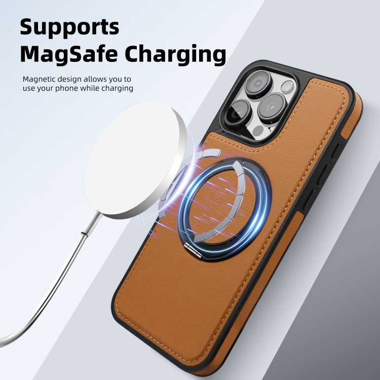 For iPhone 13 Pro Max Yashi 360 Degree Rotating MagSafe Bracket Phone Case(Black) - iPhone 13 Pro Max Cases by buy2fix | Online Shopping UK | buy2fix