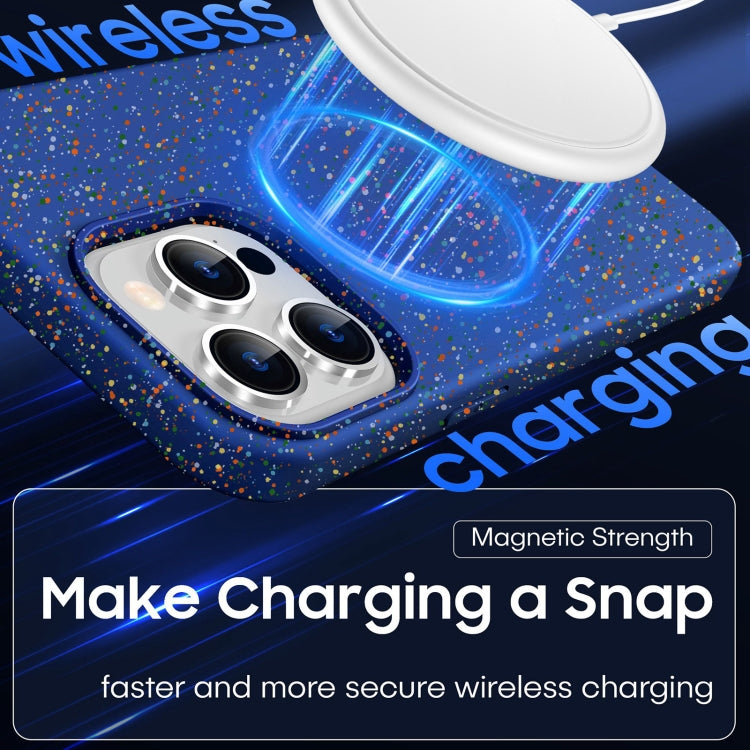 For iPhone 12 Pro Max Colorful Frosted Magsafe PC Hybrid TPU Phone Case(White) - iPhone 12 Pro Max Cases by buy2fix | Online Shopping UK | buy2fix