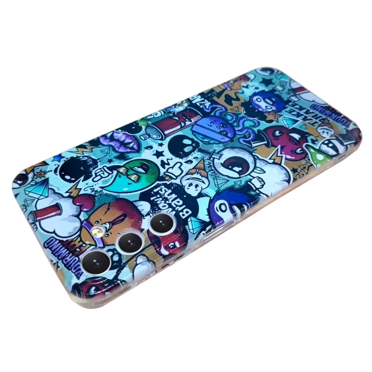 For Samsung Galaxy S23 FE 5G Colored Drawing Pattern TPU Phone Case(Graffiti) - Galaxy S23 FE 5G Cases by buy2fix | Online Shopping UK | buy2fix