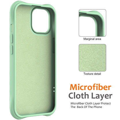 For iPhone 12 mini Wave Texture MagSafe Magnetic Liquid Silicone Phone Case(Green) - iPhone 12 mini Cases by buy2fix | Online Shopping UK | buy2fix