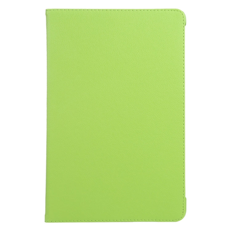 For iPad Pro 11 2024 360 Degree Rotation Litchi Texture Leather Tablet Case with Holder(Green) - iPad Pro 11 2024 Cases by buy2fix | Online Shopping UK | buy2fix