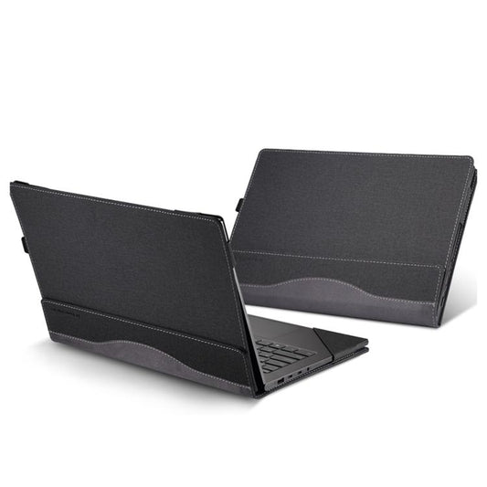 For HP EliteBook 845 / 840 14 inch G11 Leather Laptop Shockproof Protective Case(Black) - Screen & Keyboard Cover by buy2fix | Online Shopping UK | buy2fix