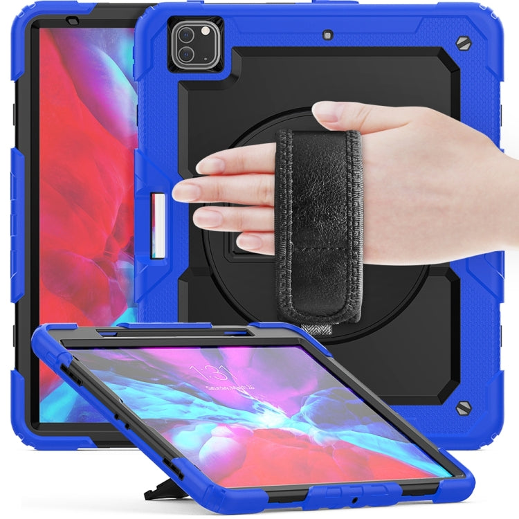 For iPad Pro 13 2024 Silicone + PC Tablet Protective Case(Black+Dark Blue) - iPad Pro 13 2024 Cases by buy2fix | Online Shopping UK | buy2fix