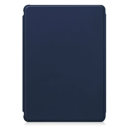 For iPad Pro 11 2024 Transparent Rotation Smart Leather Tablet Case with Keyboard(Dark Blue) - iPad Pro 11 2024 Cases by buy2fix | Online Shopping UK | buy2fix