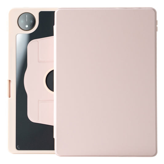 For Huawei MatePad Pro 11 2022 / 2024 Acrylic 360 Degree Rotation Holder Tablet Leather Case(Pink) - More Tablet Cases by buy2fix | Online Shopping UK | buy2fix