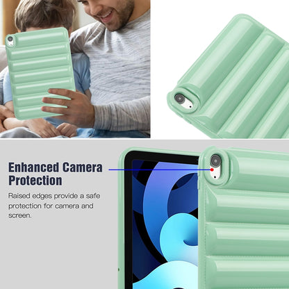 For iPad Air 11 2024 Eiderdown Cushion Shockproof Tablet Case(Green) - iPad Air 11 2024 Cases by buy2fix | Online Shopping UK | buy2fix