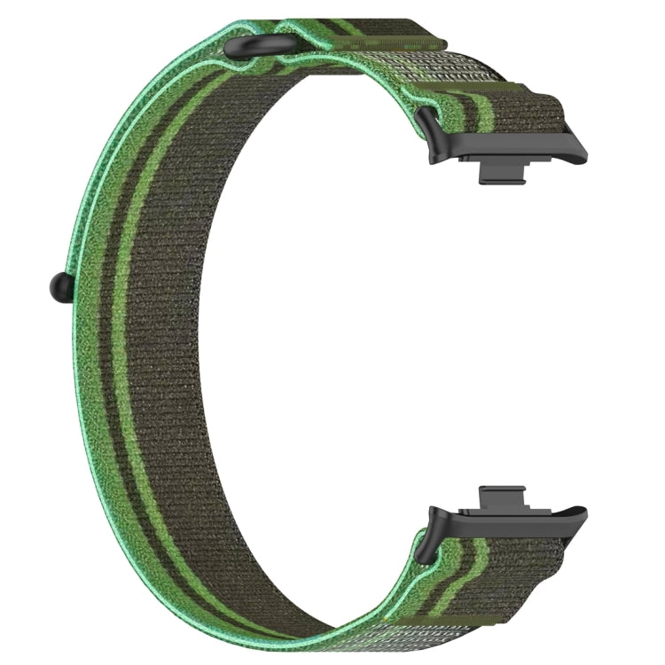 For Xiaomi Band 8 Pro / Redmi Watch 4 Loop Nylon Watch Band(Dark Green) - Watch Bands by buy2fix | Online Shopping UK | buy2fix