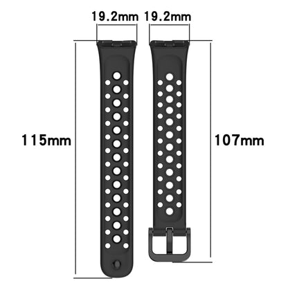 For Huawei Band 9 / 9 NFC / 8 / 8 NFC Round Hole Nail Button Silicone Watch Band(Sky Blue) - Watch Bands by buy2fix | Online Shopping UK | buy2fix