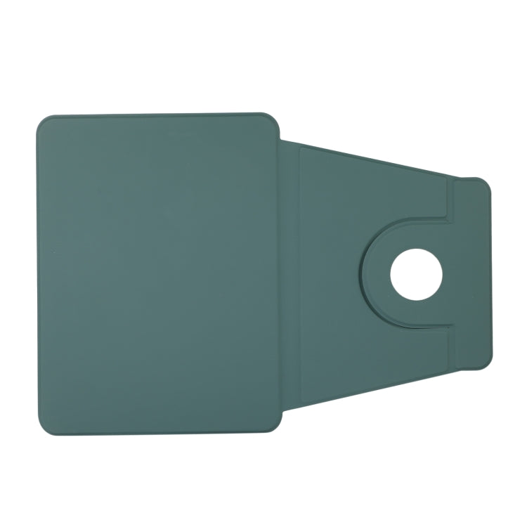 For iPad Pro 11 2024 2 in 1 Acrylic Split Rotating Leather Tablet Case(Pine Needle Green) - iPad Pro 11 2024 Cases by buy2fix | Online Shopping UK | buy2fix