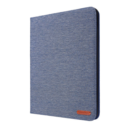 For iPad Pro 11 2024 Fabric Leather Tablet Case(Blue) - iPad Pro 11 2024 Cases by buy2fix | Online Shopping UK | buy2fix