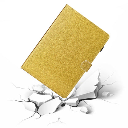 For iPad Pro 11 2024 Glitter Smart Leather Tablet Case(Golden) - iPad Pro 11 2024 Cases by buy2fix | Online Shopping UK | buy2fix