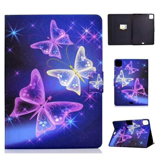 For iPad Pro 11 2024 Voltage Colored Drawing Smart Leather Tablet Case(Starry Sky Butterfly) - iPad Pro 11 2024 Cases by buy2fix | Online Shopping UK | buy2fix