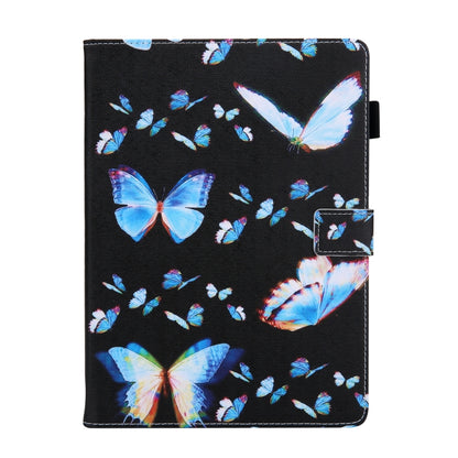 For iPad Pro 11 2024 Colored Drawing Leather Smart Tablet Case(Dream Blue Butterfly) - iPad Pro 11 2024 Cases by buy2fix | Online Shopping UK | buy2fix