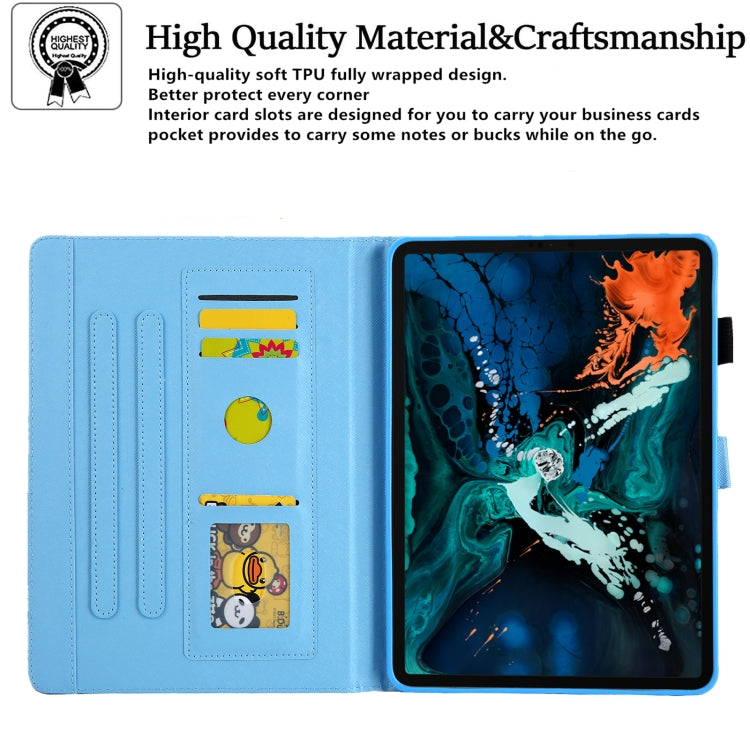 For iPad Pro 11 2024 Colored Drawing Leather Smart Tablet Case(Starry Sky) - iPad Pro 11 2024 Cases by buy2fix | Online Shopping UK | buy2fix