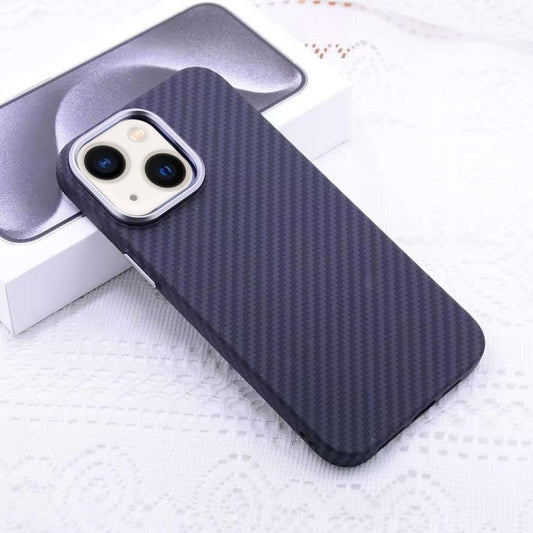 For iPhone 13 Kevlar Carbon Fiber Texture MagSafe Magnetic Phone Case(Black) - iPhone 13 Cases by buy2fix | Online Shopping UK | buy2fix