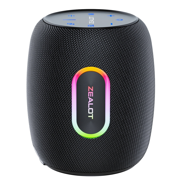 Zealot S64 Shocking Sound Super Subwoofer Bluetooth Speaker with RGB Light(Black) - Desktop Speaker by ZEALOT | Online Shopping UK | buy2fix