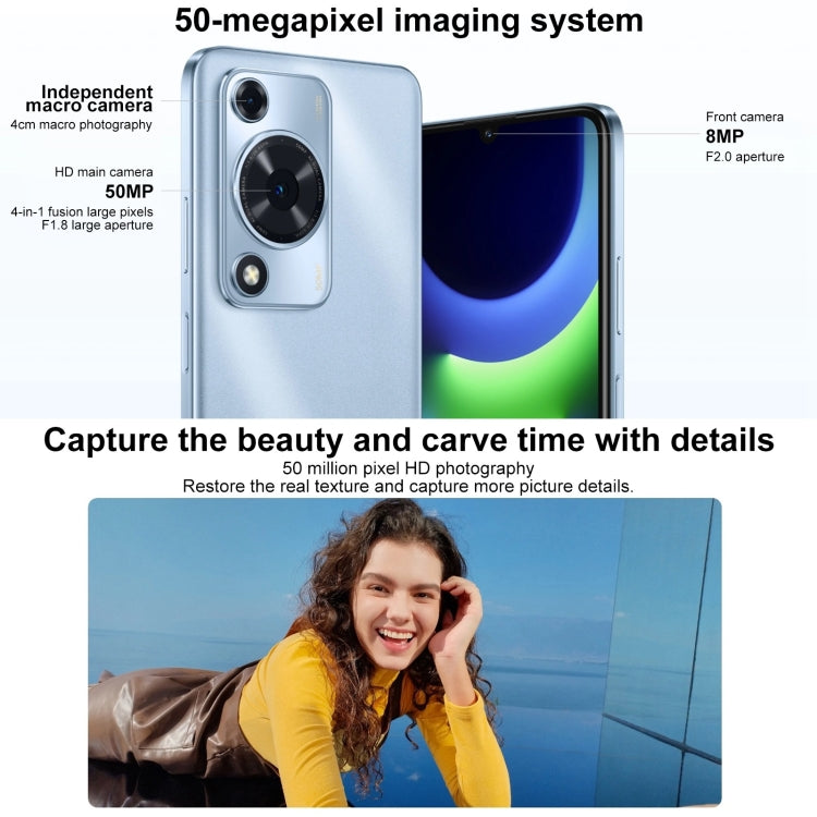 HUAWEI Enjoy 70S, 8GB+256GB, Side Fingerprint Identification, 6.75 inch HarmonyOS 4.2 Octa Core 2.4GHz, Network: 4G, Not Support Google Play(Black) - Huawei Mate & P by Huawei | Online Shopping UK | buy2fix